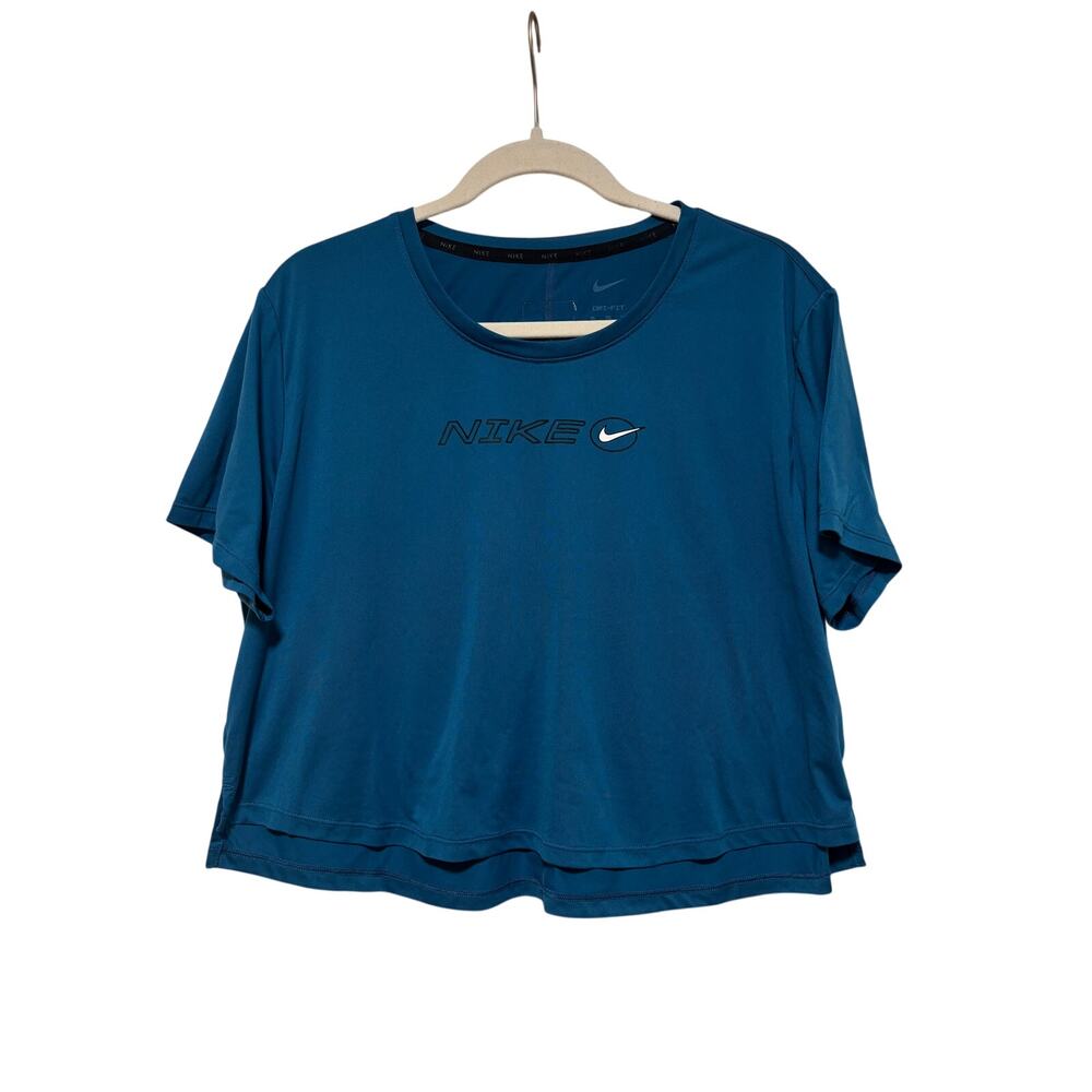 Nike Blue Dri-Fit XL Short Sleeve T-Shirt - Picture 2 of 8